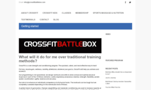 Crossfitbattlebox.com thumbnail