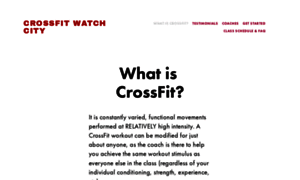 Crossfitwatchcity.com thumbnail