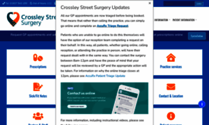Crossleystreetsurgery.co.uk thumbnail