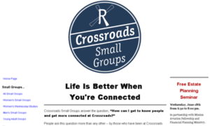 Crossroadsmallgroups.com thumbnail