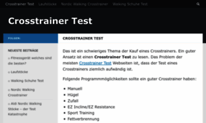 Crosstrainer-test.eizzy.de thumbnail