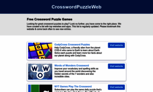 Crosswordpuzzleweb.com thumbnail