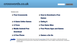 Crosswords.co.uk thumbnail
