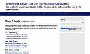Crosswordssolver.net thumbnail