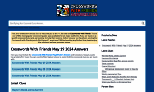 Crosswordswithfriendsanswers.com thumbnail