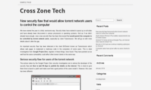 Crosszonetech.org thumbnail