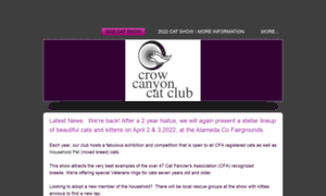 Crowcanyoncatclub.org thumbnail
