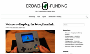 Crowd-o-funding.com thumbnail