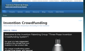 Crowdfunding.inventionpatenting.com thumbnail