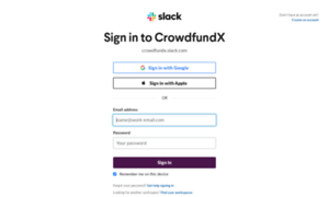 Crowdfundx.slack.com thumbnail
