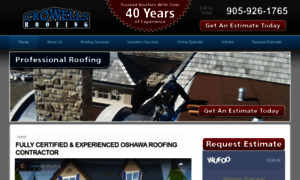 Crowellsroofing.com thumbnail