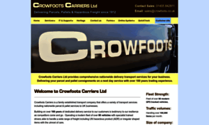 Crowfootscarriers.co.uk thumbnail