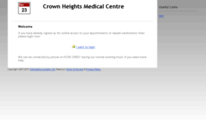 Crown-heights-medical-centre.appointments-online.co.uk thumbnail