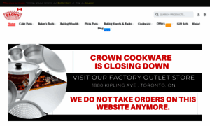 Crowncookware.com thumbnail