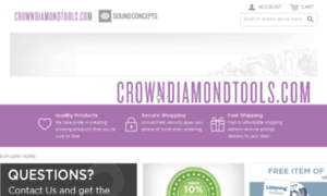 Crowndiamondtools.soundconcepts.com thumbnail