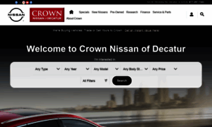 Crownnissanofdecatur.com thumbnail