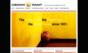 Crownpaintinc.net thumbnail