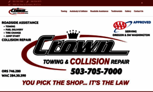 Crowntowing-repair.com thumbnail