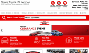 Crowntoyotaoflawrence.com thumbnail