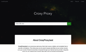 Croxyproxy.best thumbnail