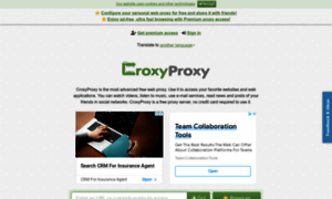 Croxyproxy.net thumbnail