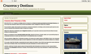 Crucerosydestinos.blogspot.com thumbnail