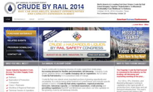 Crude-by-rail-2014.com thumbnail