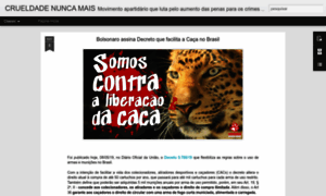 Crueldadenuncamais.com.br thumbnail