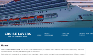 Cruise-lovers.co.uk thumbnail
