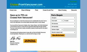 Cruisesfromvancouver.com thumbnail