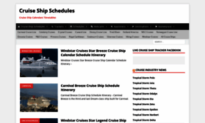 Cruiseshipschedules.com thumbnail
