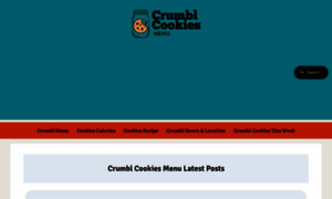 Crumblcookiesmenu.com thumbnail