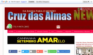 Cruzdasalmasnews.com.br thumbnail
