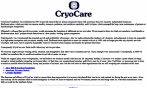 Cryocare.org thumbnail