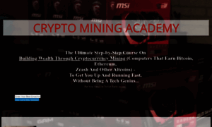 Cryptominingacademy.com thumbnail