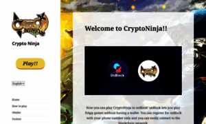 Cryptoninjagame.com thumbnail