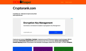 Cryptorank.com.domreaper.com thumbnail