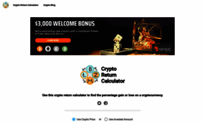 Cryptoreturncalculator.com thumbnail