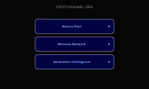 Cryptosignal.org thumbnail