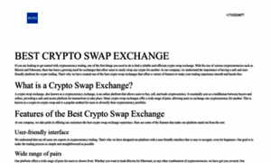 Cryptoswaptradecoins.com thumbnail