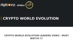 Cryptoworldevolution.digitcoinz.com thumbnail