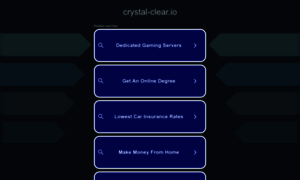 Crystal-clear.io thumbnail