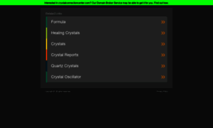 Crystalconnectioncenter.com thumbnail