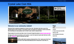 Crystallakeclubhoa.com thumbnail