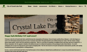 Crystallakepark.org thumbnail