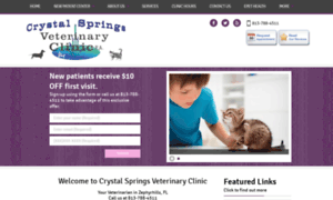 Crystalspringsvetclinic.com thumbnail