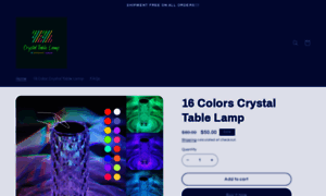 Crystaltablelamp.com thumbnail