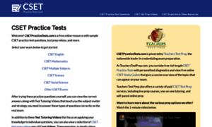 Csetpracticetests.com thumbnail