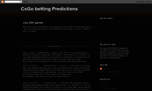 Csgobettingpredictions.blogspot.com thumbnail