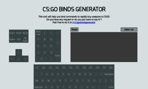 Csgobindsgenerator.com thumbnail